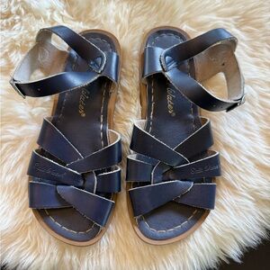 Salt Water Navy Blue Sandals Size 1